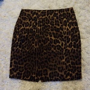 Forever 21 Leopard Pencil Skirt